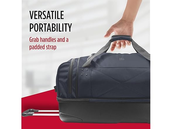 FUL Workhorse 30 Inch Rolling Duffel Bag