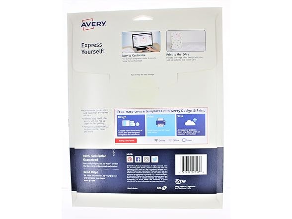 Avery 2" Diameter Round Labels, 60 Count