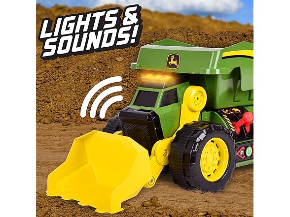 John Deere 18" Motorized Dig Rig Toy