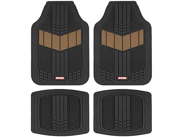MOTOR TREND DualFlex™ Rubber Car Floor Mat
