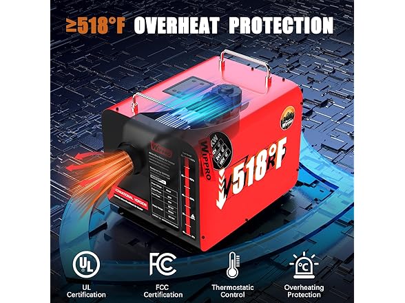 WOPLUSRO 8KW Diesel Heater 12V 24V 110V All-in-One