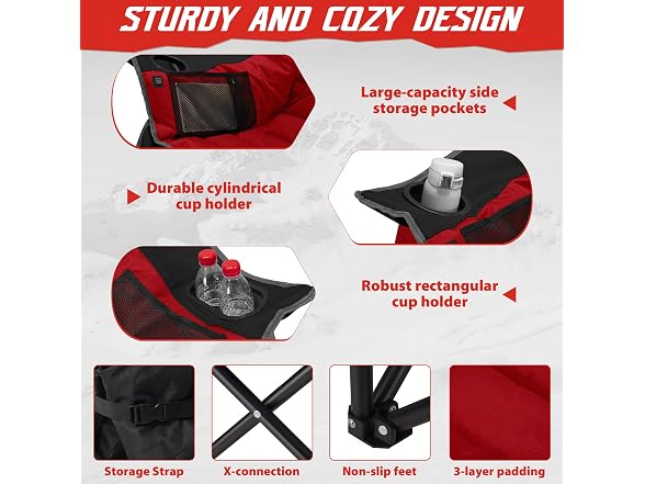 Oversized Extra Large Heated Padded