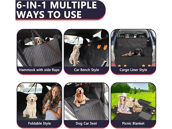 PENSUN Back Seat Extender for Dogs