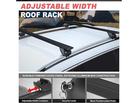 J2 Engineering J2 Engineering J2-RR-120-BK Pair of 49" Alumi