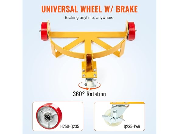 VEVOR 55 Gallon Drum Dolly
