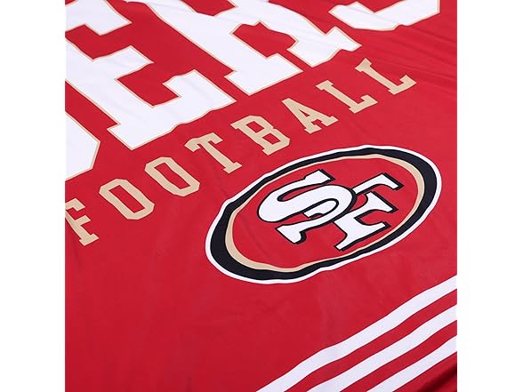 FOCO SAN FRANCISCO 49ERS Team Property Sherpa Blanket