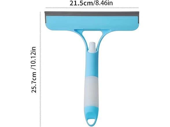 Generic GAR-91 Non-Slip Window Squeegee, Blue