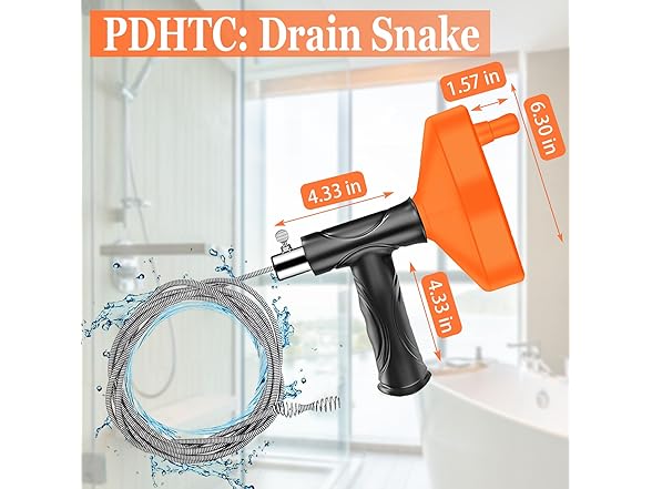 launary Drain Snake Auger