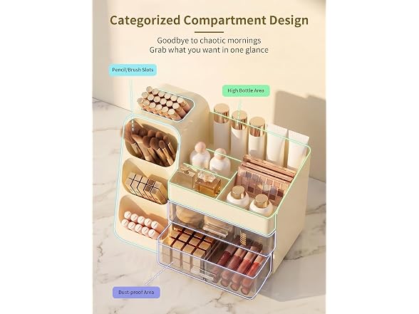 Makeup Organizer for Vanity