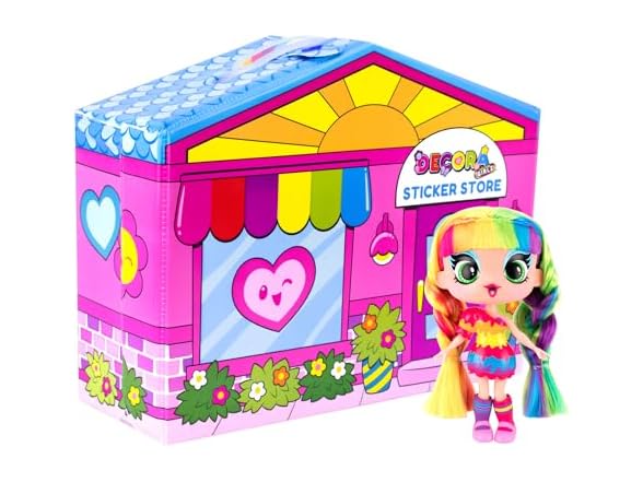 Decora Girlz Sticker Store Playset