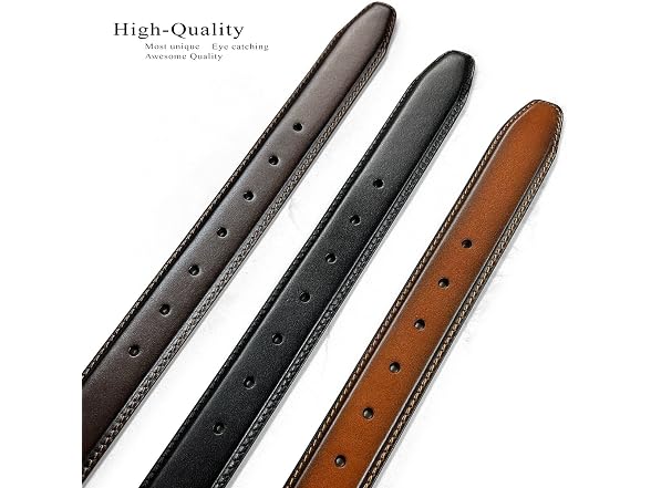 Belts.com Men (38) 35mm Belts Genuine Leather Belt