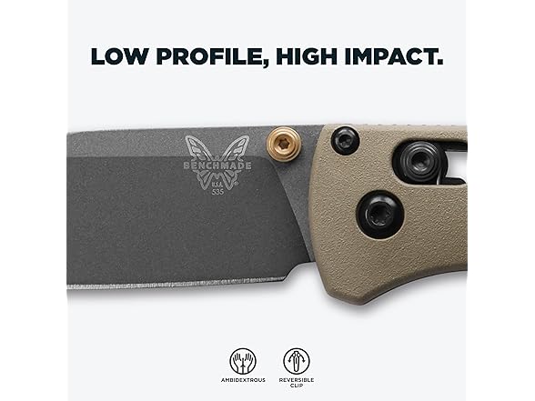 Benchmade Bugout Knife - Ranger Green Grivory - Cerakote Finish - Gallery 3