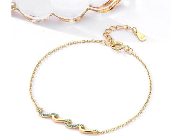 Fancy Aurora Ware Silver Bracelet