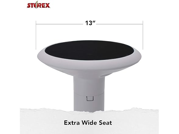 Storex Active Tilt Stool, Gray