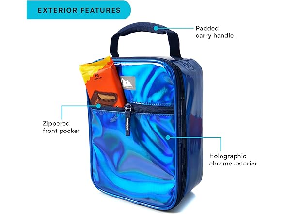 Arctic Zone Arctic Zone Chrome Lunch Box Combo with 21