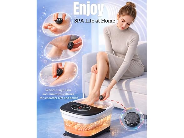 Collapsible Heated Foot Spa Bath