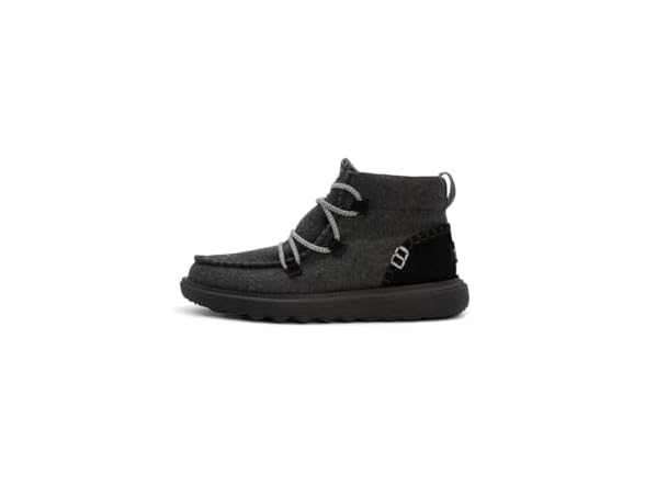 HEYDUDE Reyes Boots Wool Black/Black 10