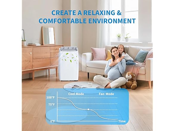 KOKEBREN 14,000 BTU Portable Air Conditioners