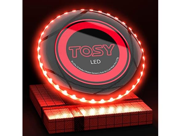 TOSY LED Flying Disc, 175g, Rechargeable