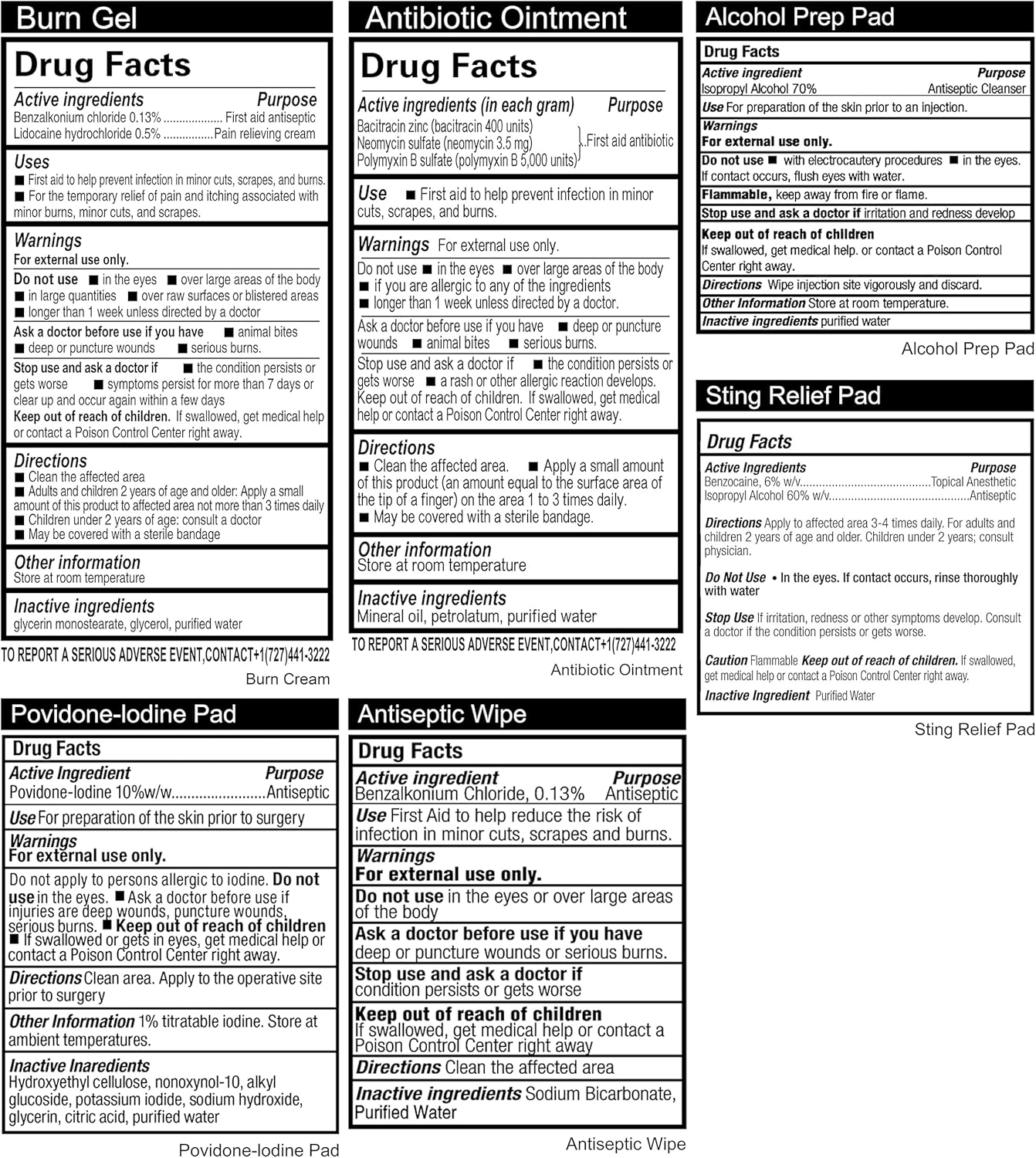 420 Piece Professional First Aid Kit - Gallery 11