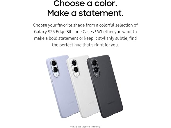 Galaxy S25 Edge Silicone Phone Case