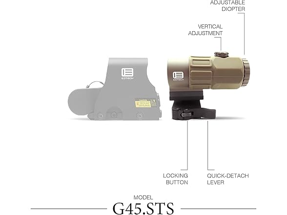 EOTech 5x Power Magnifier with Quick Disconnect Tan