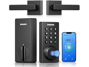 $69.99, Was $179.99, 61% Off! Philips WiFi Keypad Door Lock with Handle dealfomo