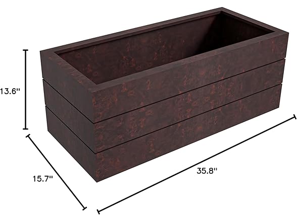 LeisureMod Oasis Stone Planter