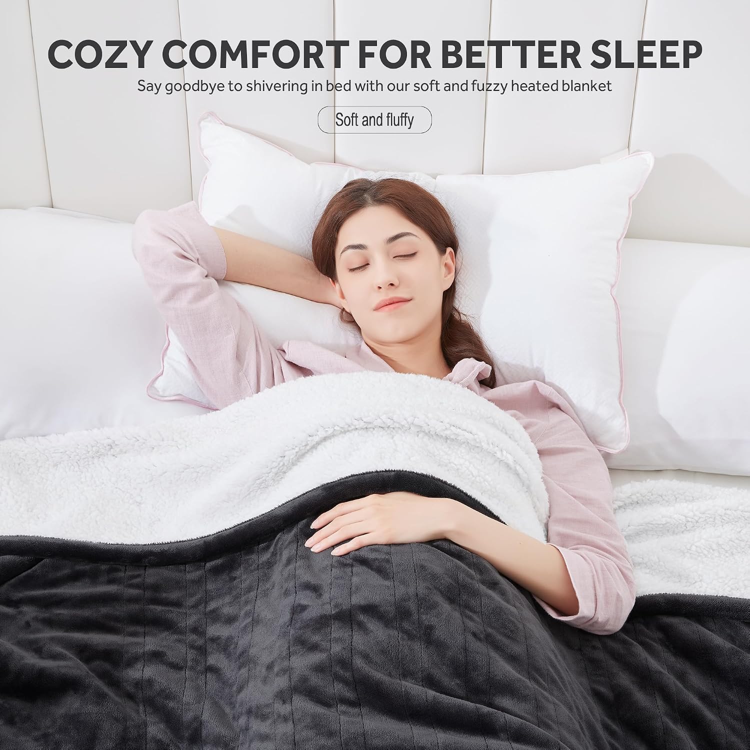 Warmrest Heated Electric Blanket Twin - Gallery 15