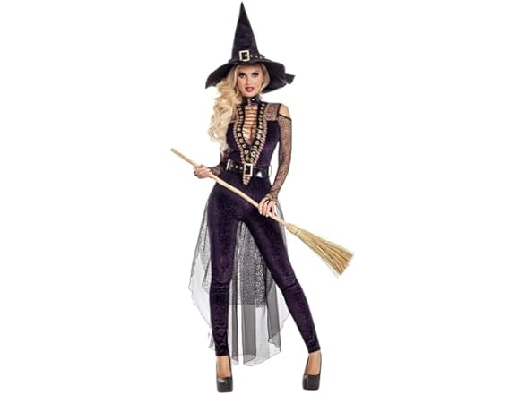 Midnight Violet Witch Costume (M)