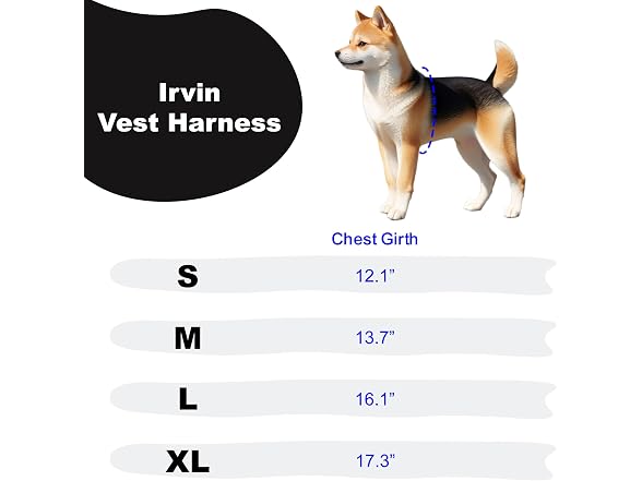 Puppia Irvin Vest Dog Harness Step-in
