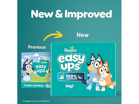 Pampers Easy Ups Bluey Training Pants 5T6T 84ct