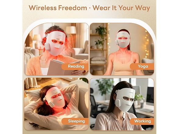 Lumesse Red Light Therapy Mask - White