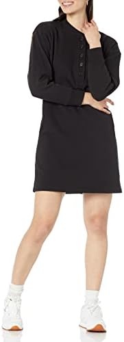 Amazon Essentials Womens Knit Henley Sweatshirt Dress