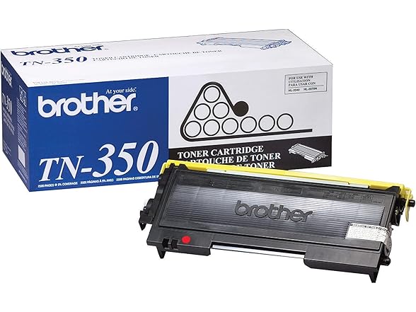Brother Genuine Black Toner Cartridge, TN350