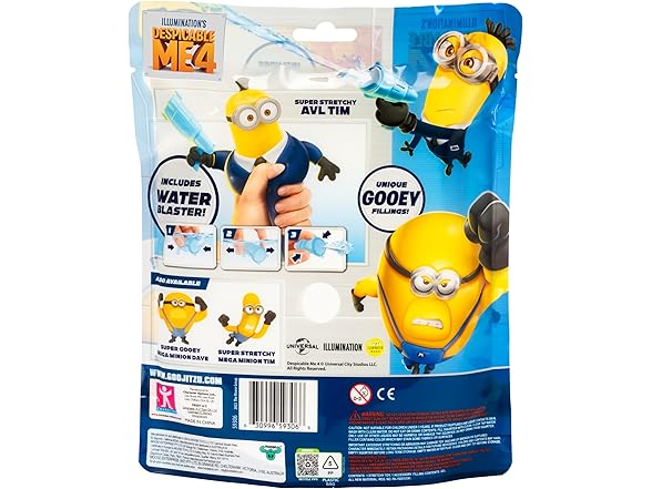 Minions Despicable Me 4 - Super Stretchy AVL Tim