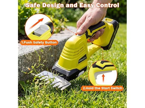 KOMASTY Hedge Trimmer Cordless
