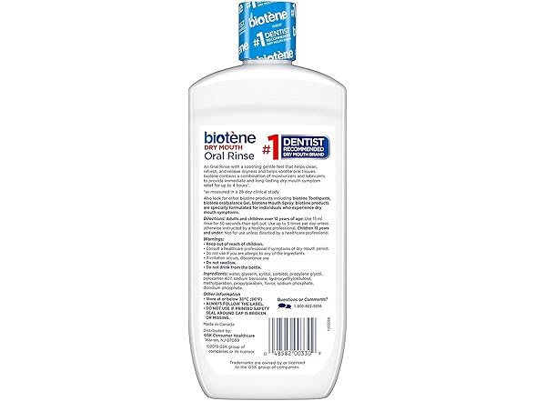 Biotene Dry Mouth Rinse, 16 oz