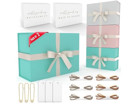 iPassion Gift Box Set - Bridesmaids Gift 3 Count