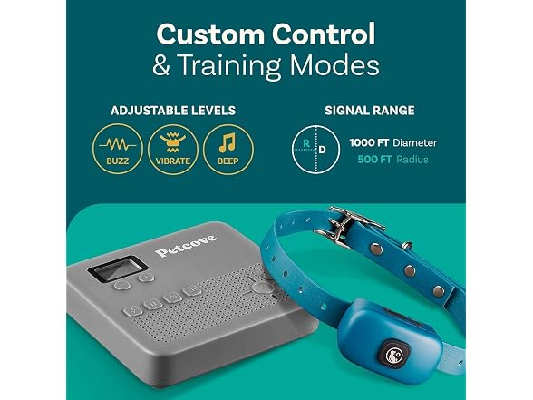 PetCove PawGuard 2-Dog Wireless Dog Fence & Training Collar