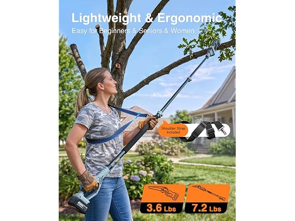 TaskStar 2-in-1 Pole Saw 8"