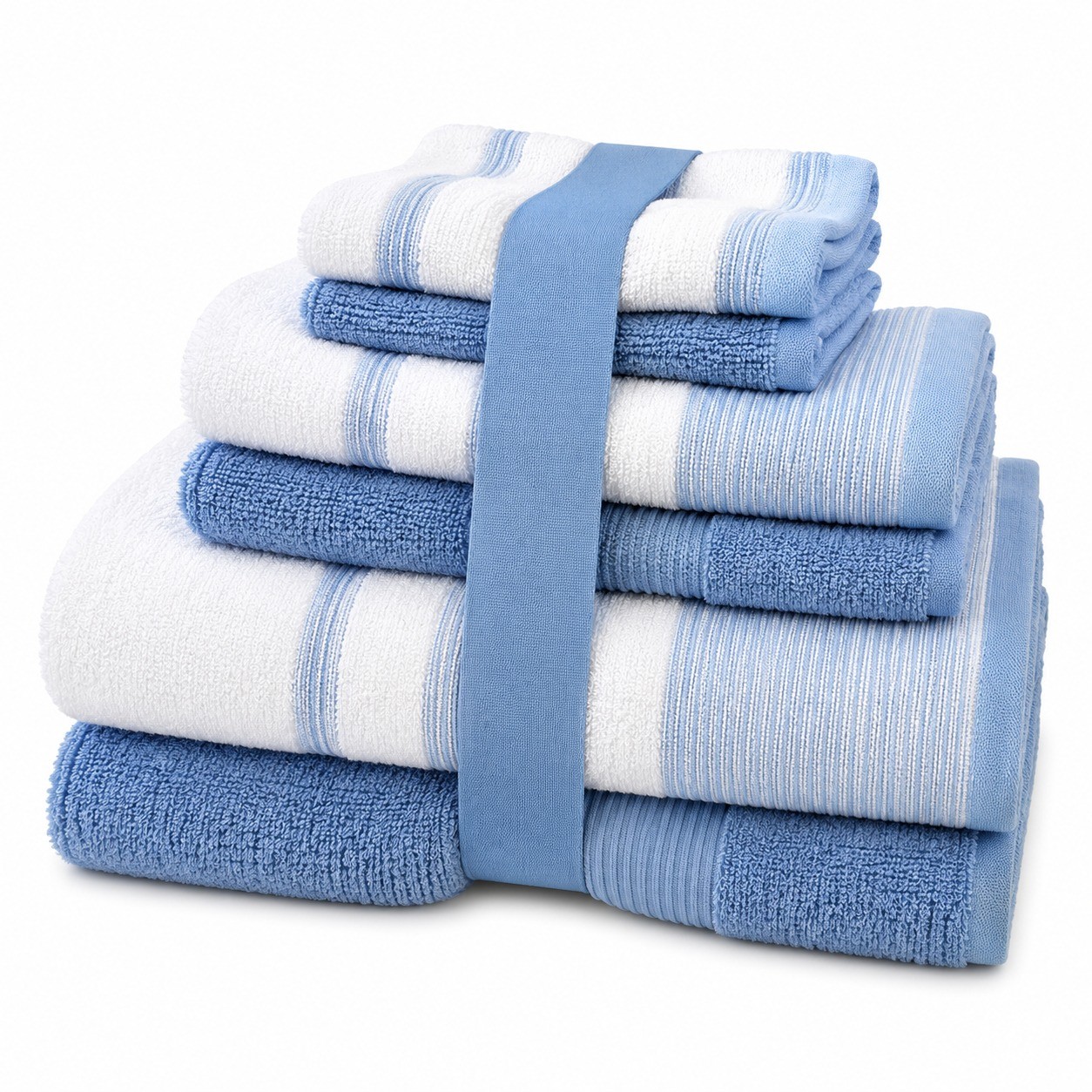 6-Piece or 12-Piece 2Tone Towel Sets - Gallery 10