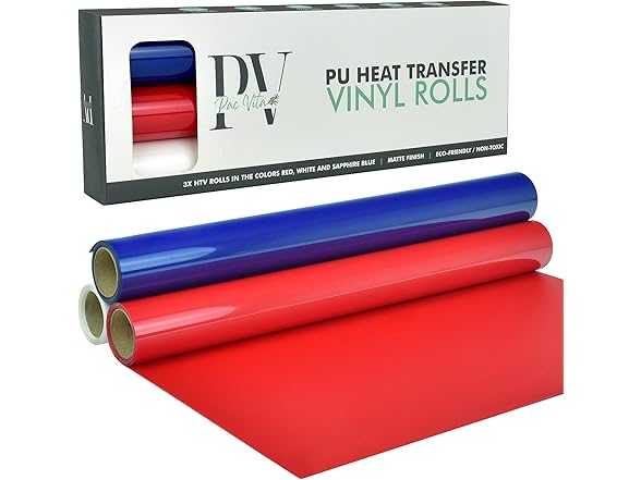 Pac Vita Heat Transfer Vinyl Rolls