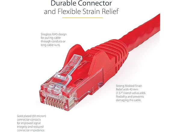 StarTech.com 15m CAT6 Ethernet Cable  - Gallery 4