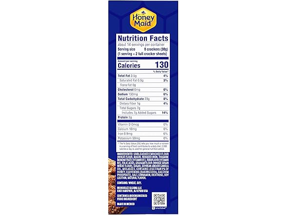 Honey Maid Cinnamon Graham Crackers, 14.4 oz
