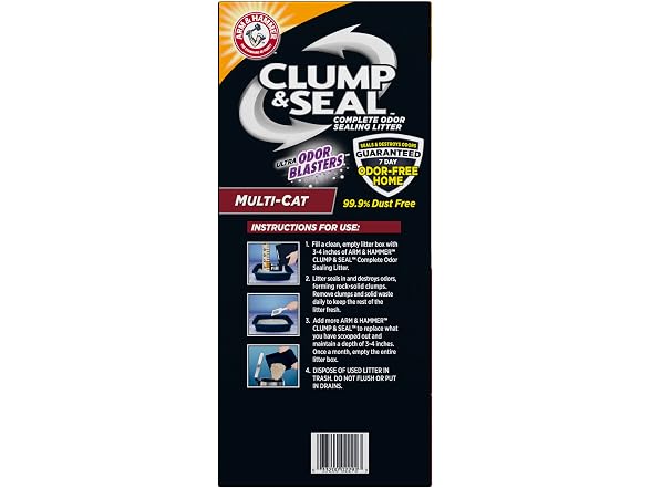 Arm Hammer Clump Seal Litter