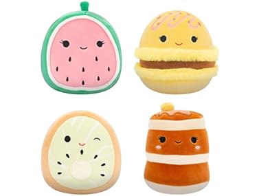 $13.02, Was $16.99, 23% Off! Squishmallows Original 5-Inch Food 4-Pack dealfomo