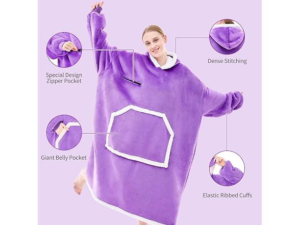 IFNOW Oversized Wearable Blanket Hoodie