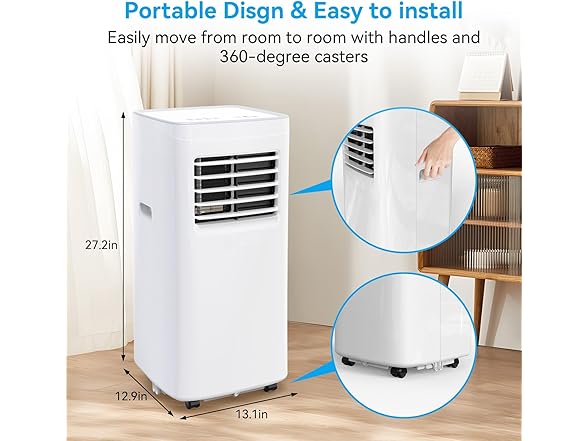 COOLBLUS 8500 BTU Portable AC