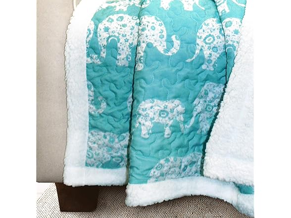 Lush Decor Elephant Reversible Throw
